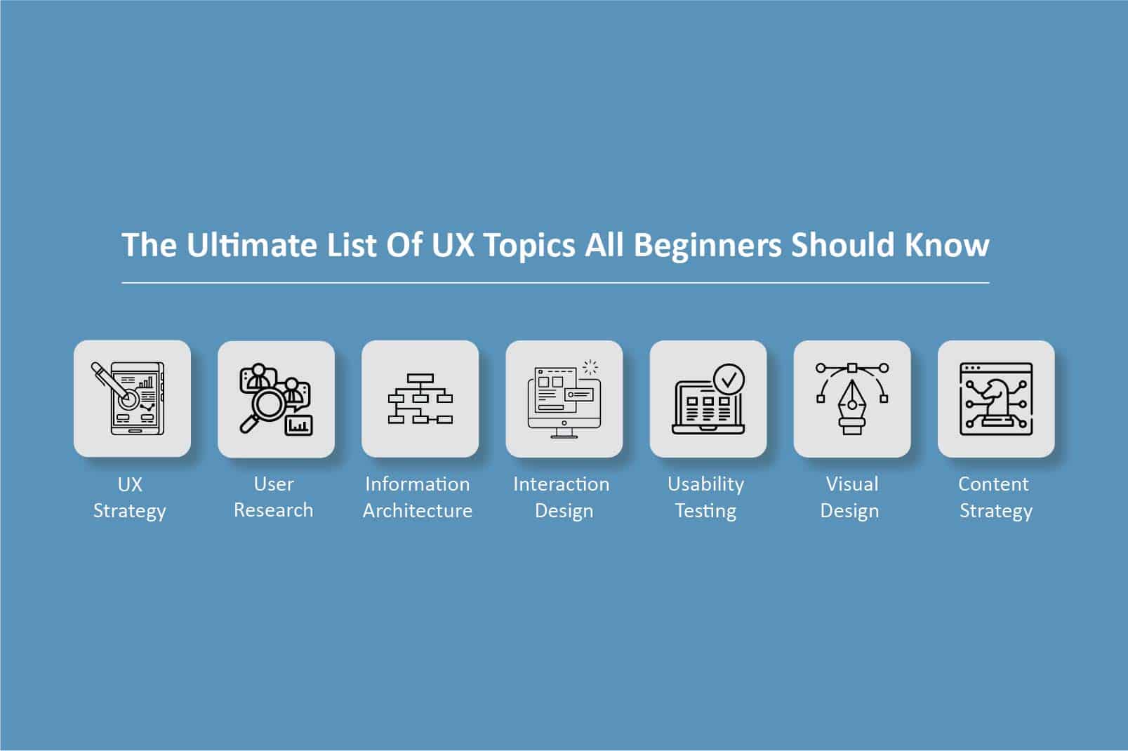 The Ultimate List Of UX Topics All Beginners Should Know