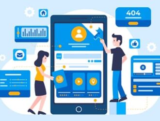 React Native app developers showing app development process in mobile